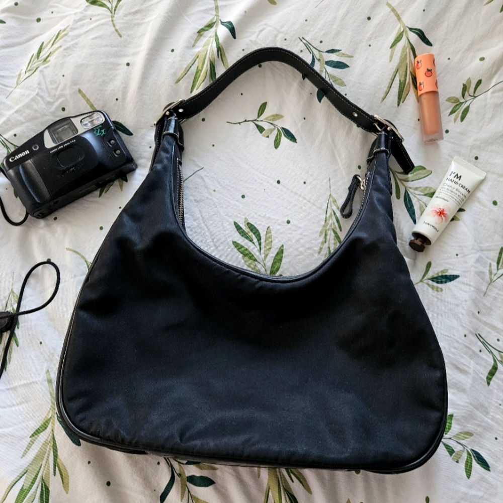 Coach black hobo
